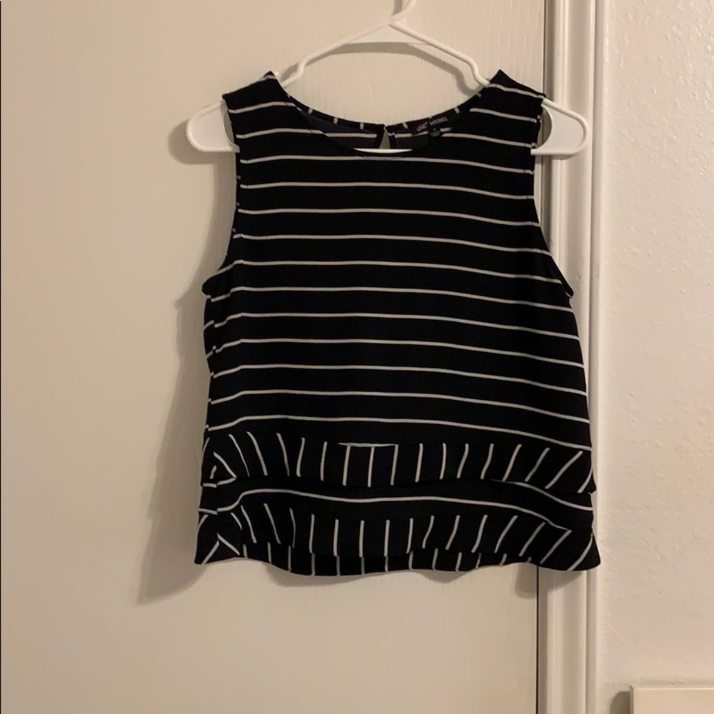 Black and white striped shirt